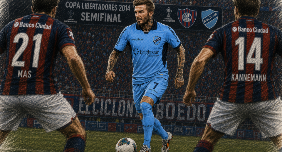 Inglaterra y un recuerdo celeste: la historia que unió a David Beckham con Bolívar