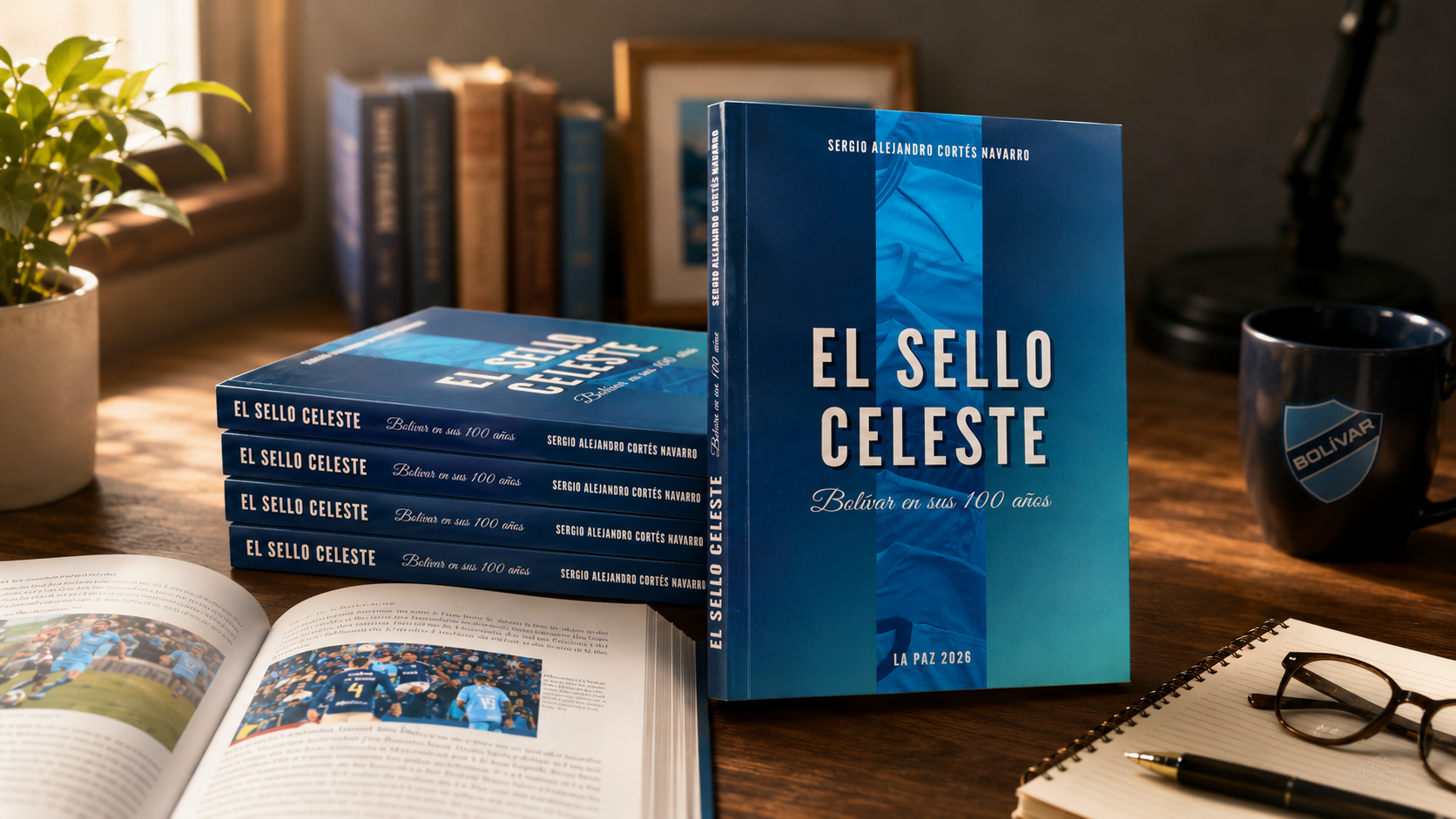 “El Sello Celeste”: el libro que repasa los 100 años de historia y grandeza del Club Bolívar